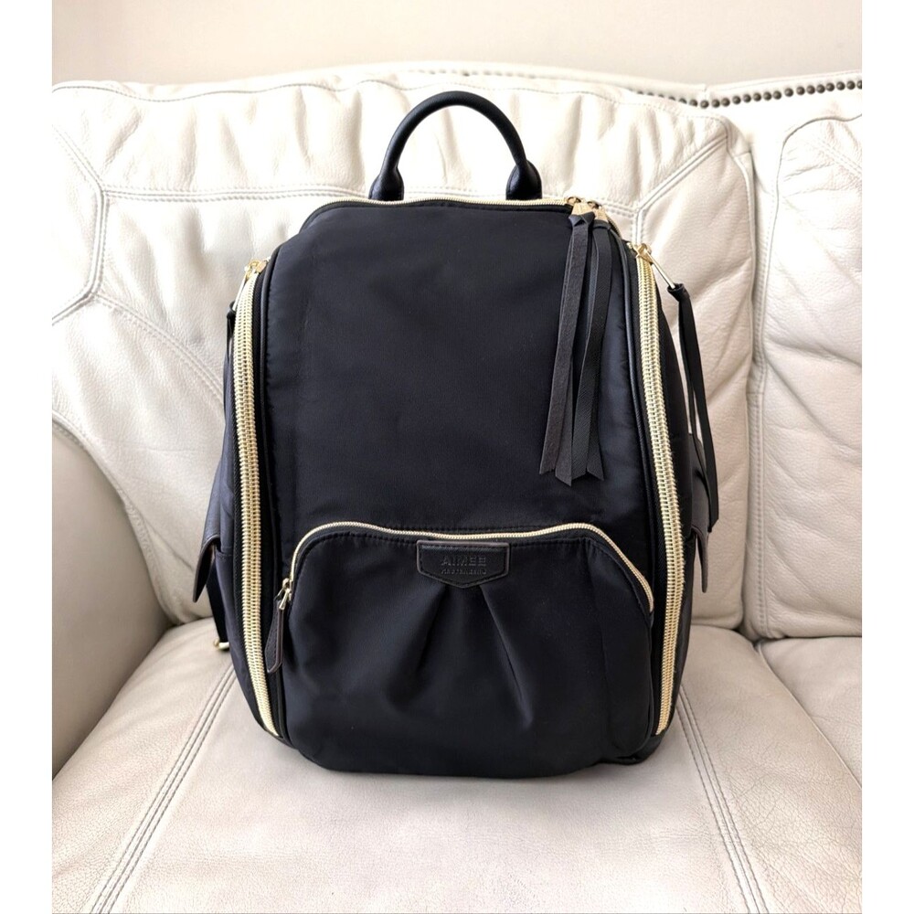 Aimee Kestenberg Nylon Backpack Black When In Rome Top Handle Lightweight